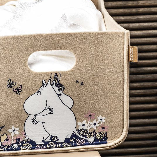 MOOMIN BASKET, THE HUG - BEIGE, SMALL