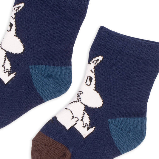 MOOMIN BABY SOCKS - NAVY BLUE