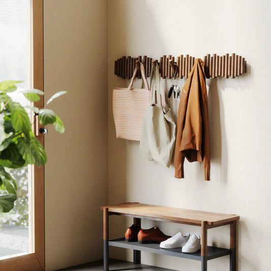 PICKET RAIL HOOK - AGED-WALNUT