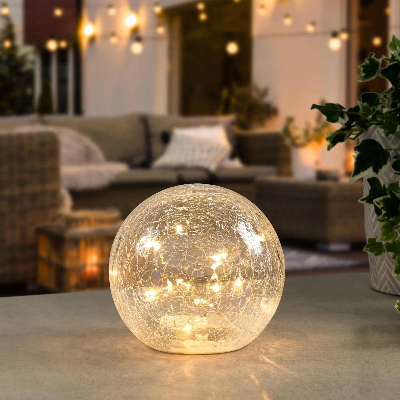 DECOR LIGHT (LED), GLASS SPHERE