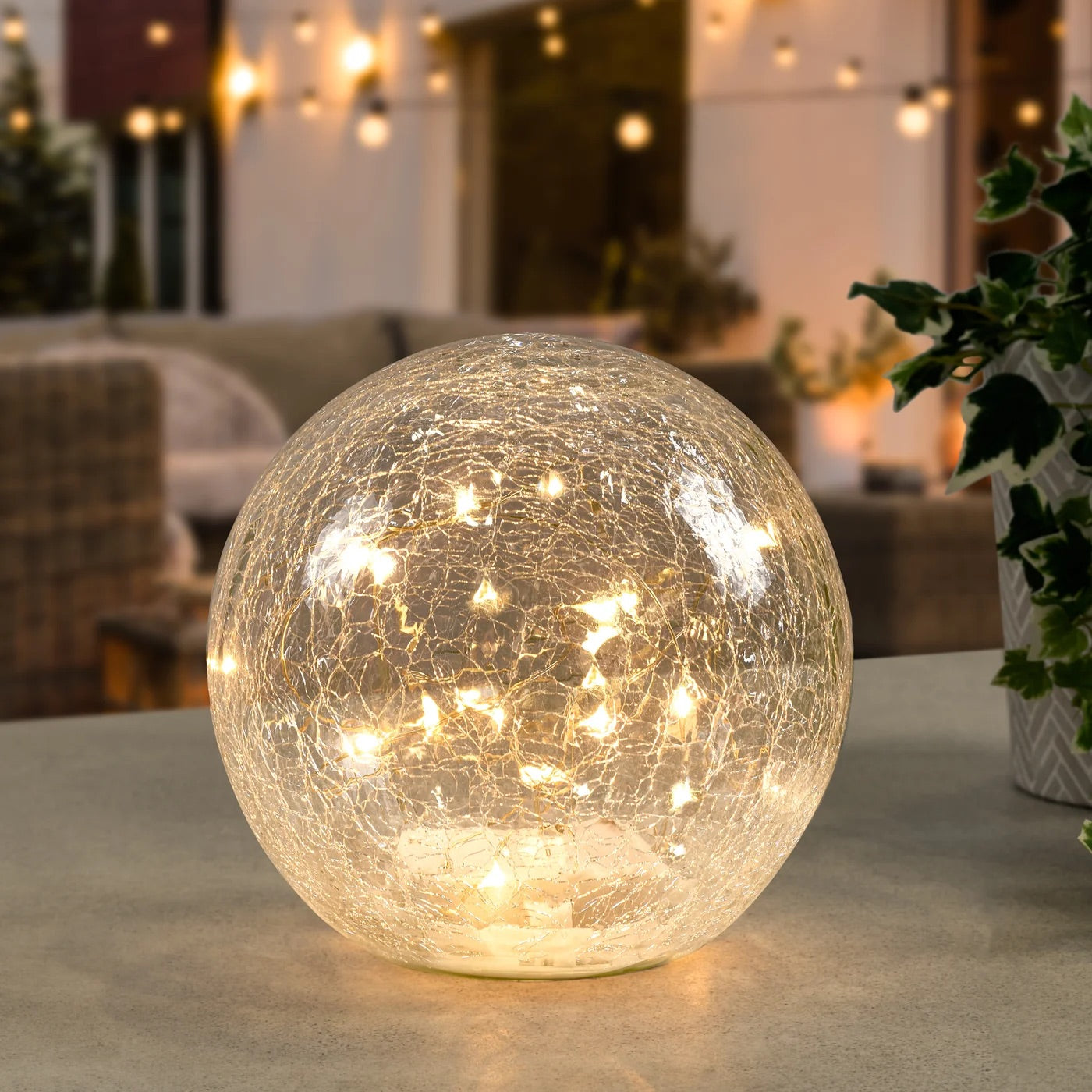 DECOR LIGHT (LED), GLASS SPHERE