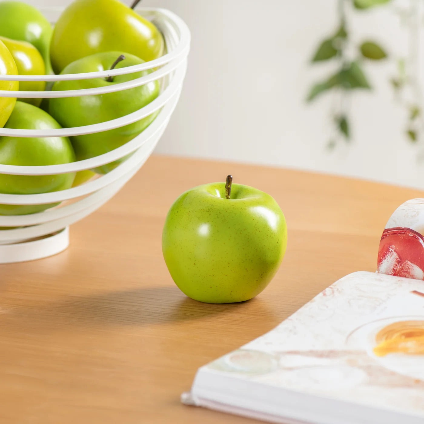 DECOR SET, FAUX APPLES (8pcs)