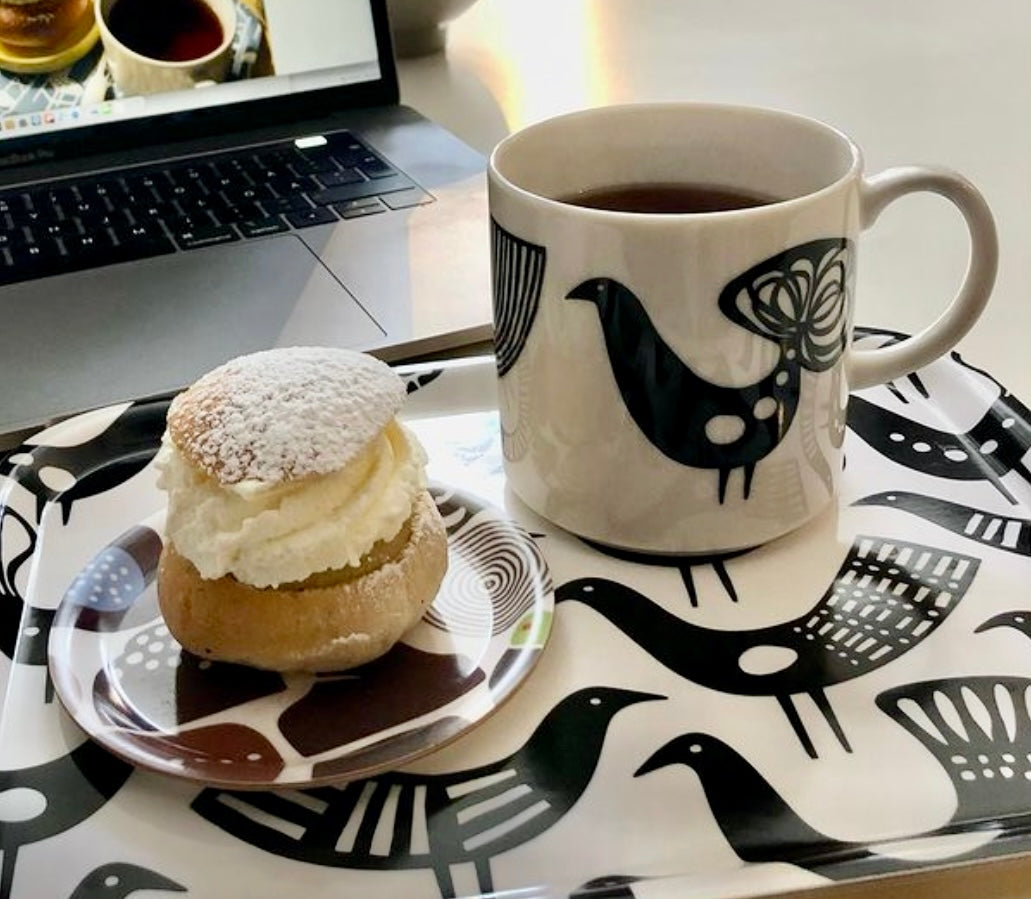 SMALL TRAY - BLACKBIRD PRINT