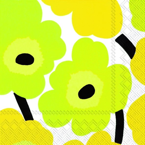 MARIMEKKO NAPKINS - UNIKKO YELLOW