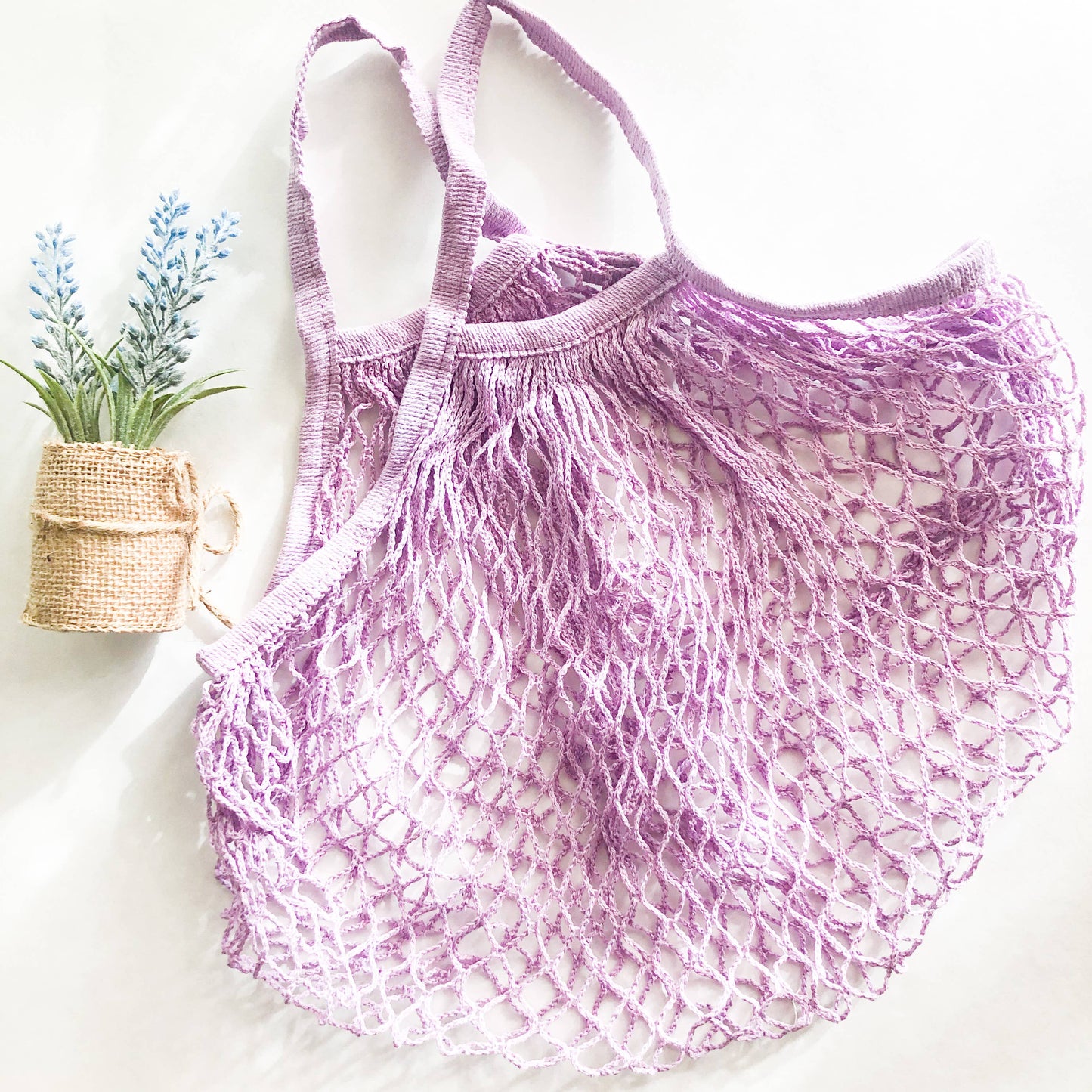 ECO TOTE - PINK/LAVENDER/BLUSH