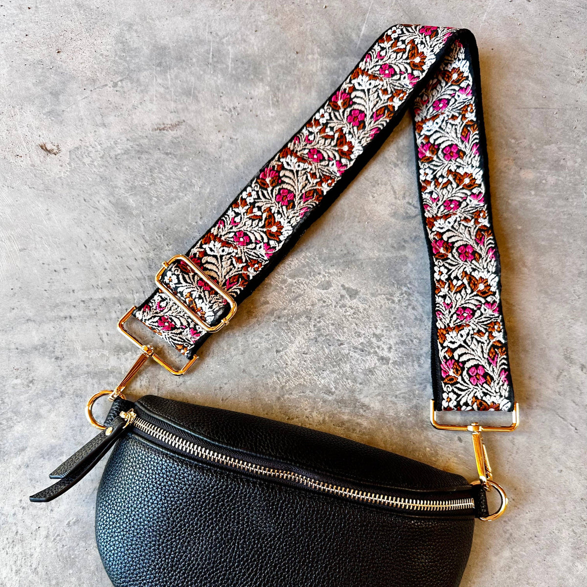 BAG STRAP - FLOWER POWER
