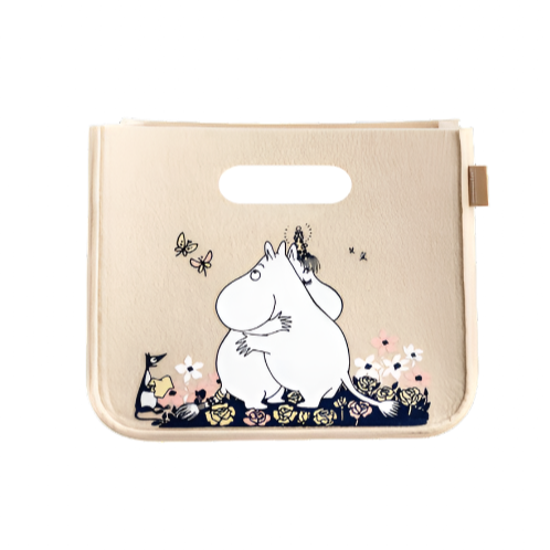 MOOMIN BASKET, THE HUG - BEIGE, SMALL