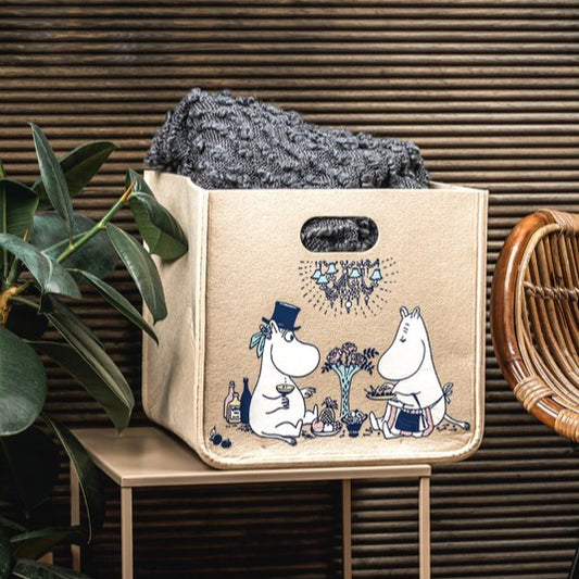 MOOMIN BASKET, DATENIGHT - BEIGE, LARGE