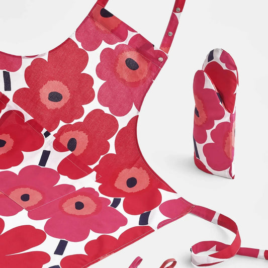 MARIMEKKO APRON - UNIKKO, RED