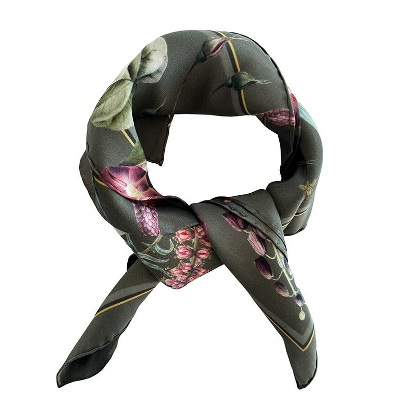 SCARF, SILK - BLOSSOM GARDEN