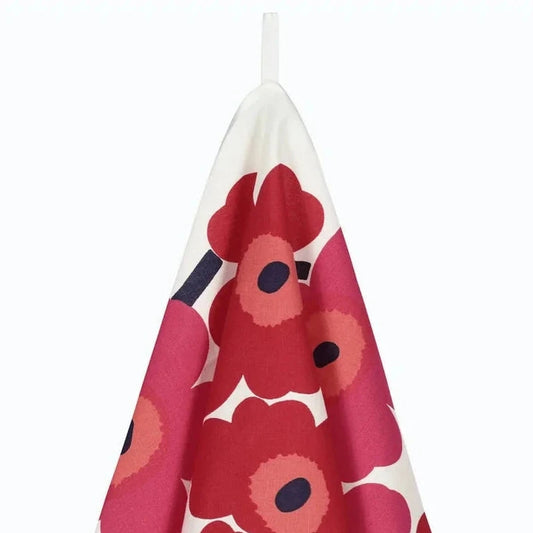 MARIMEKKO TEA TOWEL, SET OF 2 - UNIKKO, RED