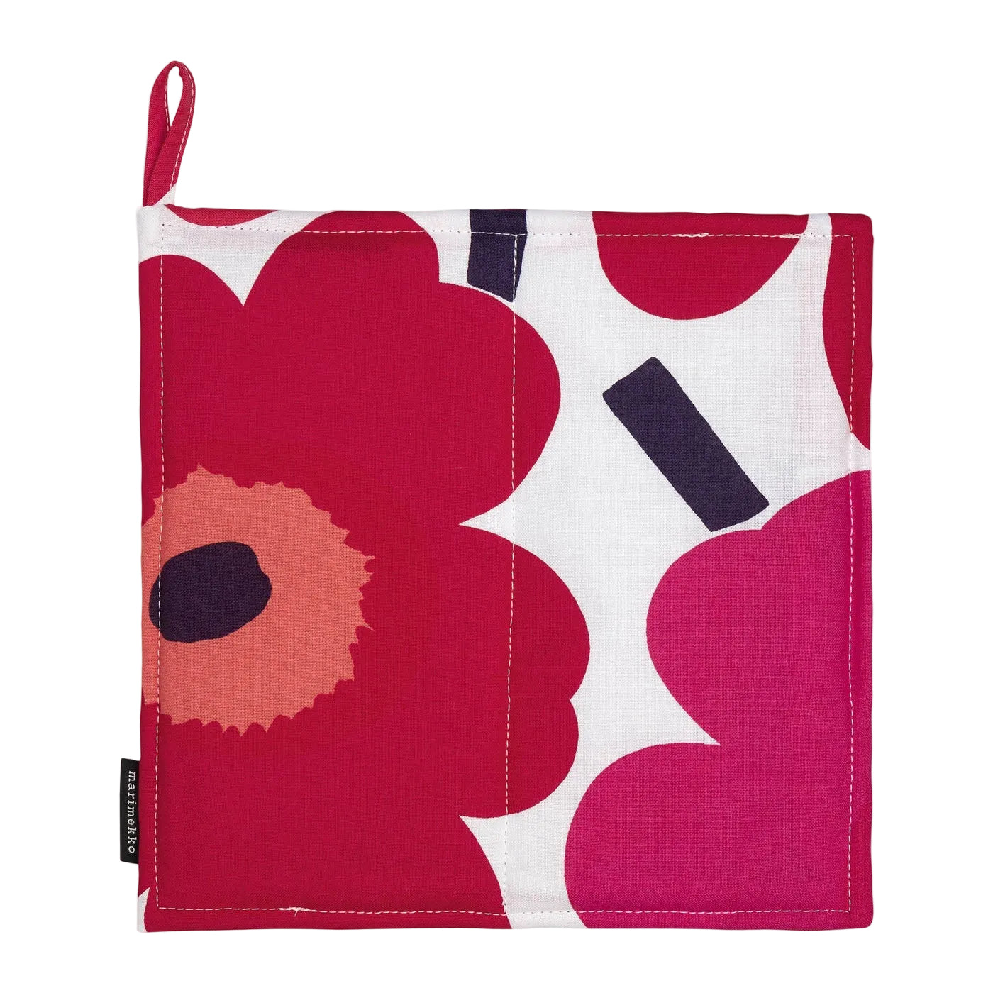 MARIMEKKO POT HOLDER, UNIKKO - WHITE/RED