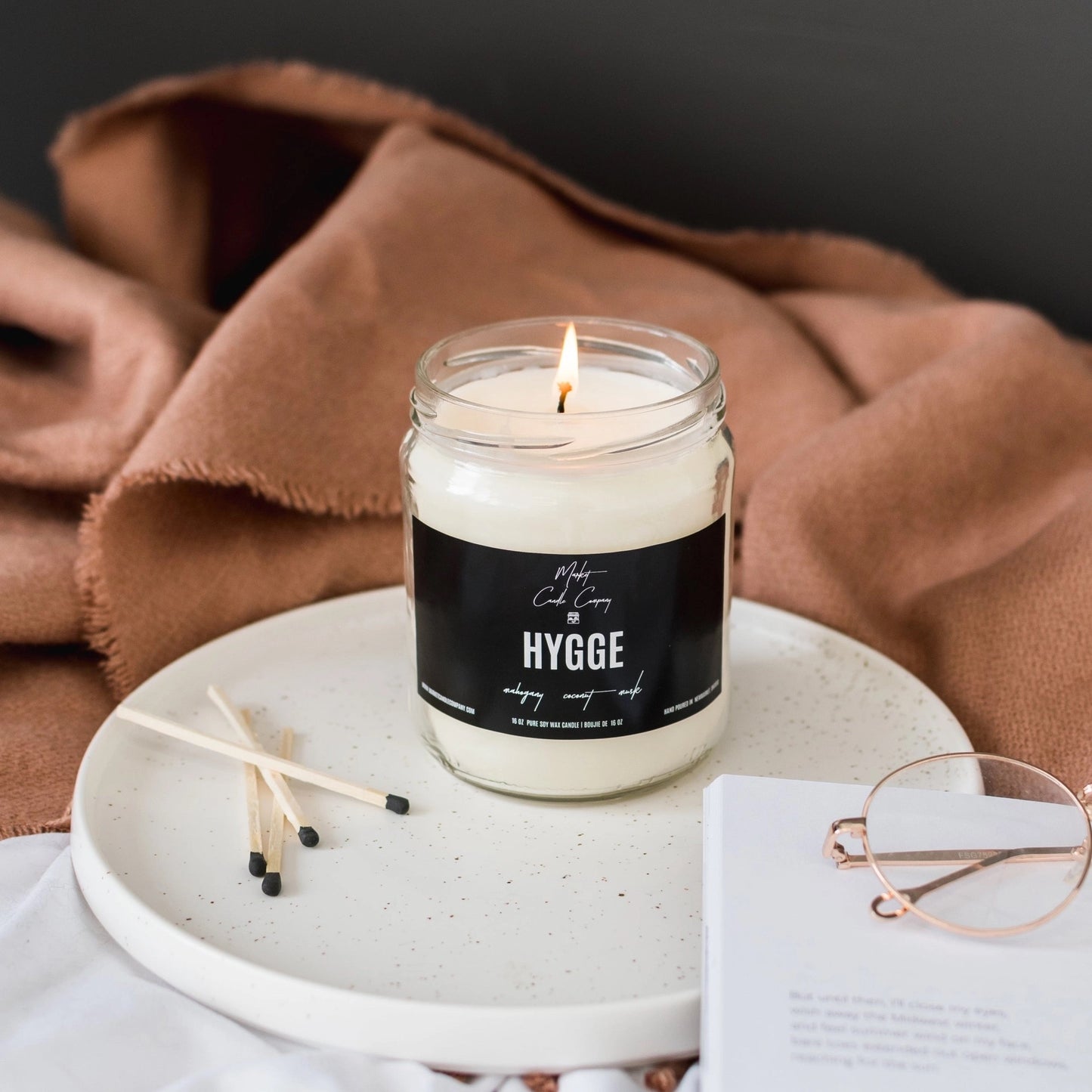 CANDLE (SOY WAX), CALM 8oz