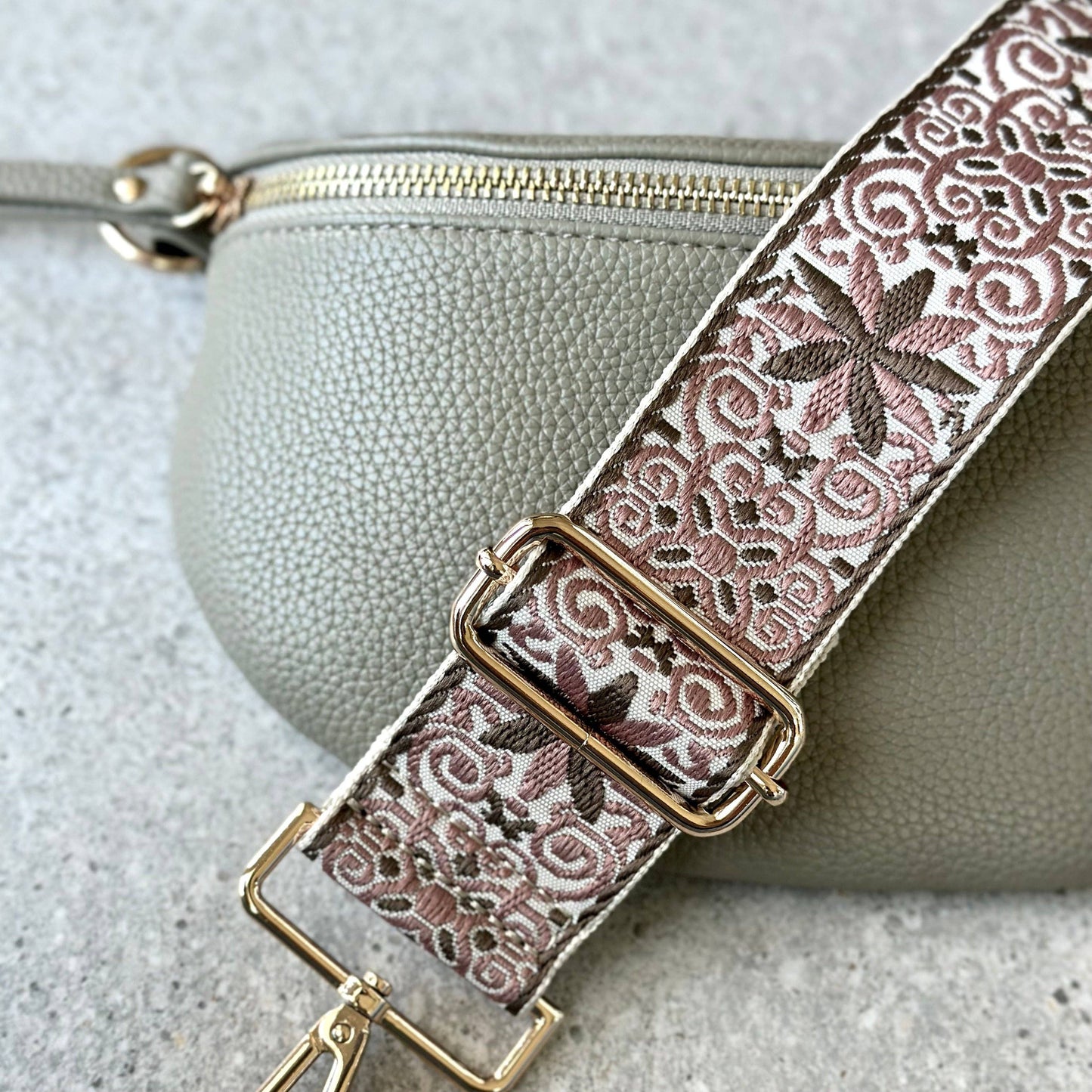 BAG STRAP - DUSTY ROSE