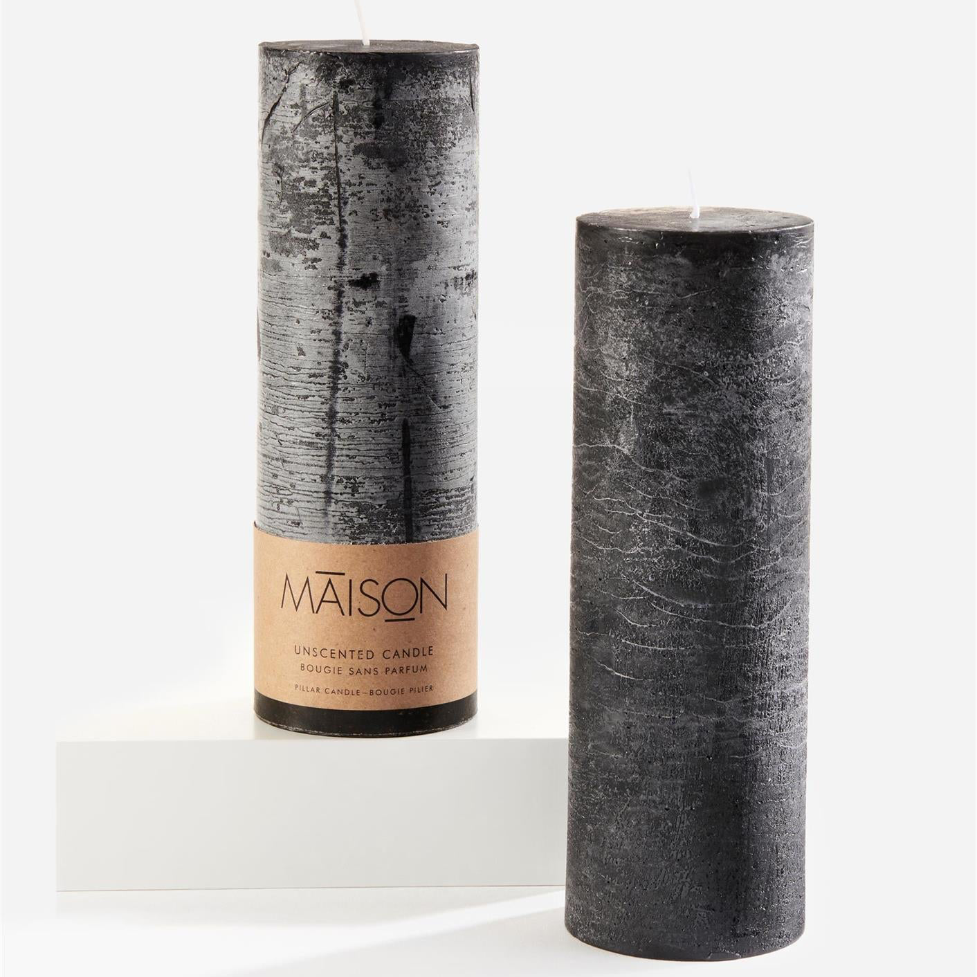 CANDLE, PILLAR - RUSTIC 3" x 9"