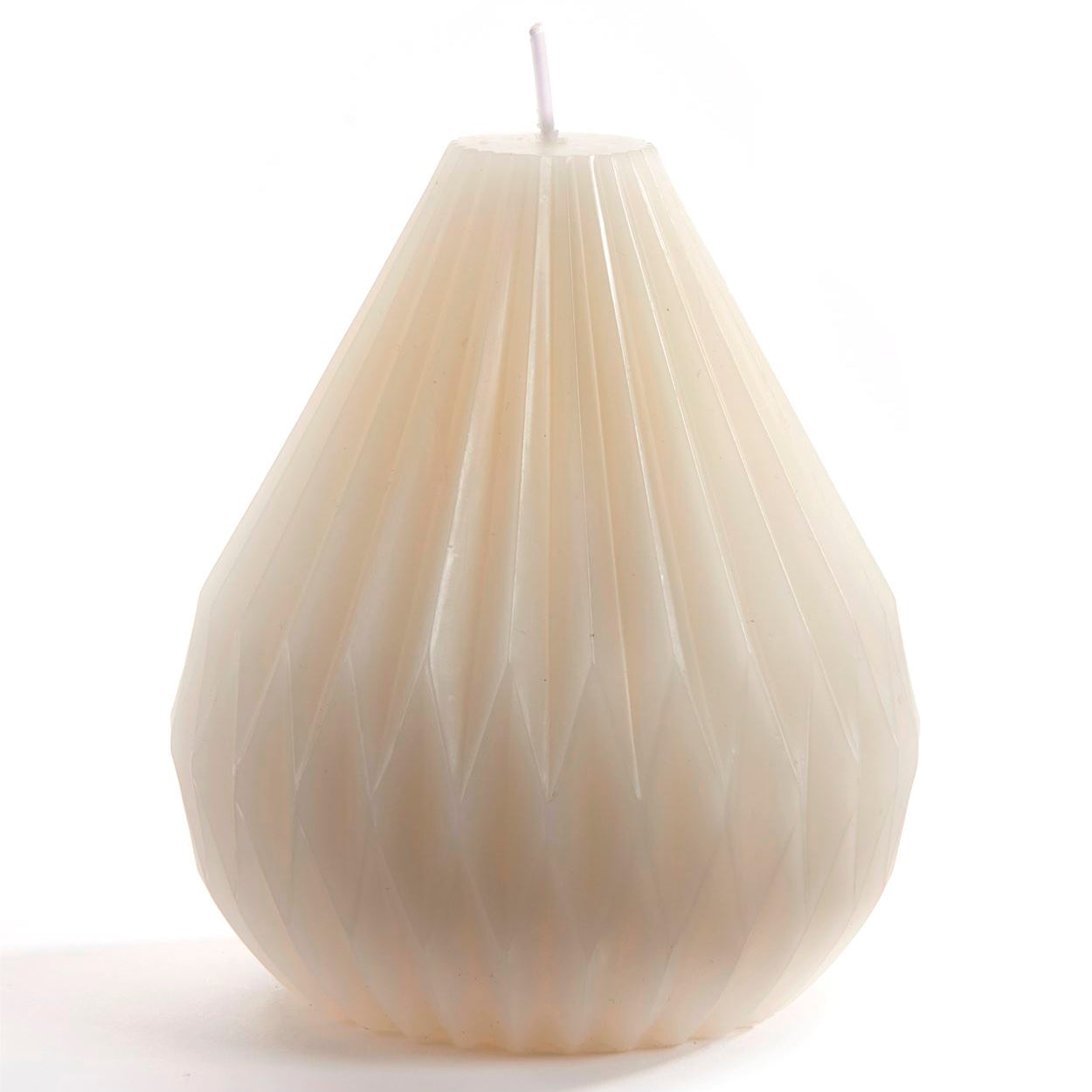 CANDLE, TEXTURED - PEAR SHAPE