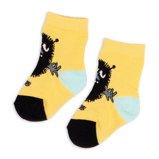 MOOMIN SOCKS (STINKY), BABIES - YELLOW/NAVY