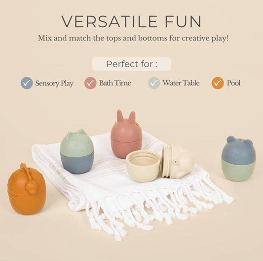 BATH TOY SET - ANIMALS