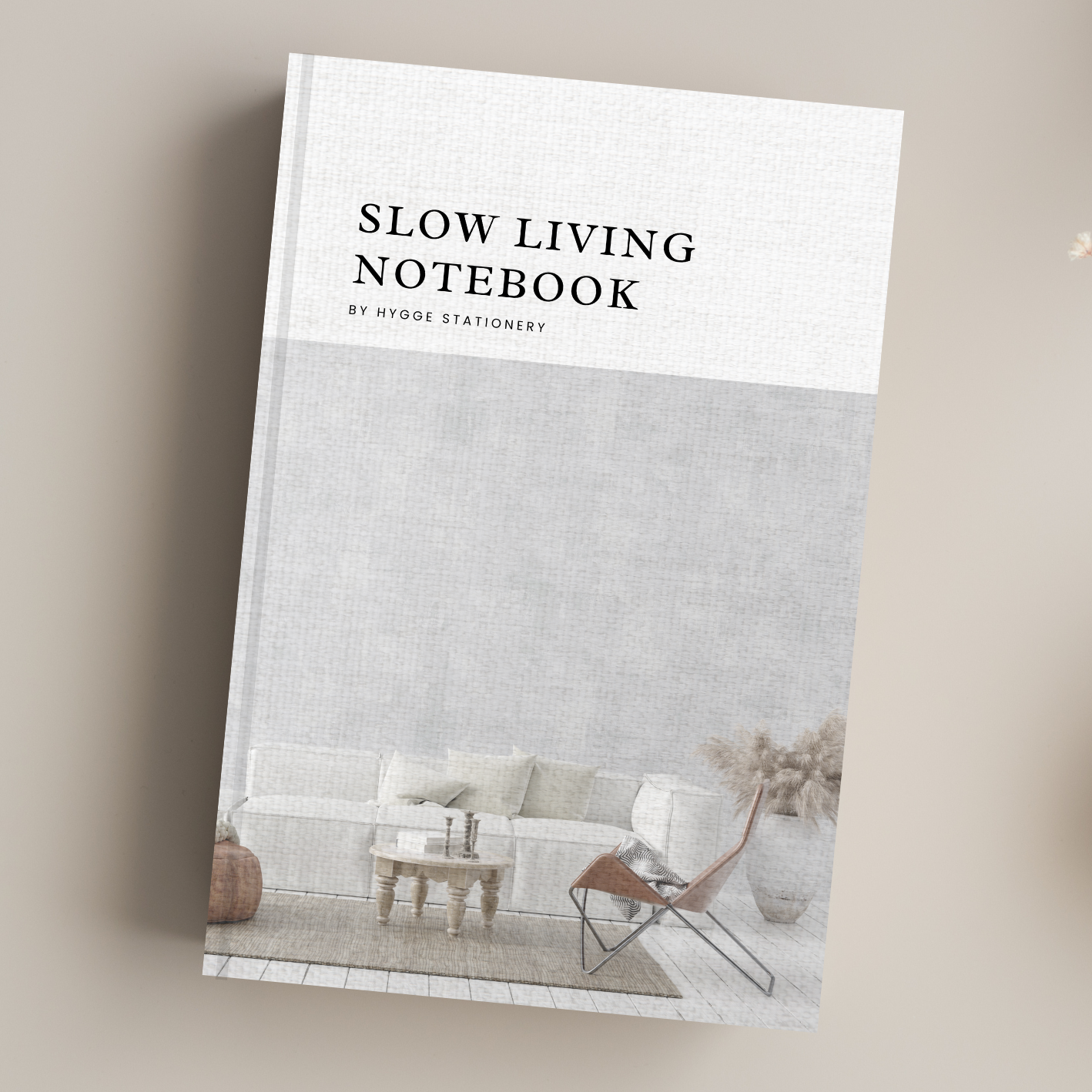 NOTEBOOK, SLOW LIVING - LINED