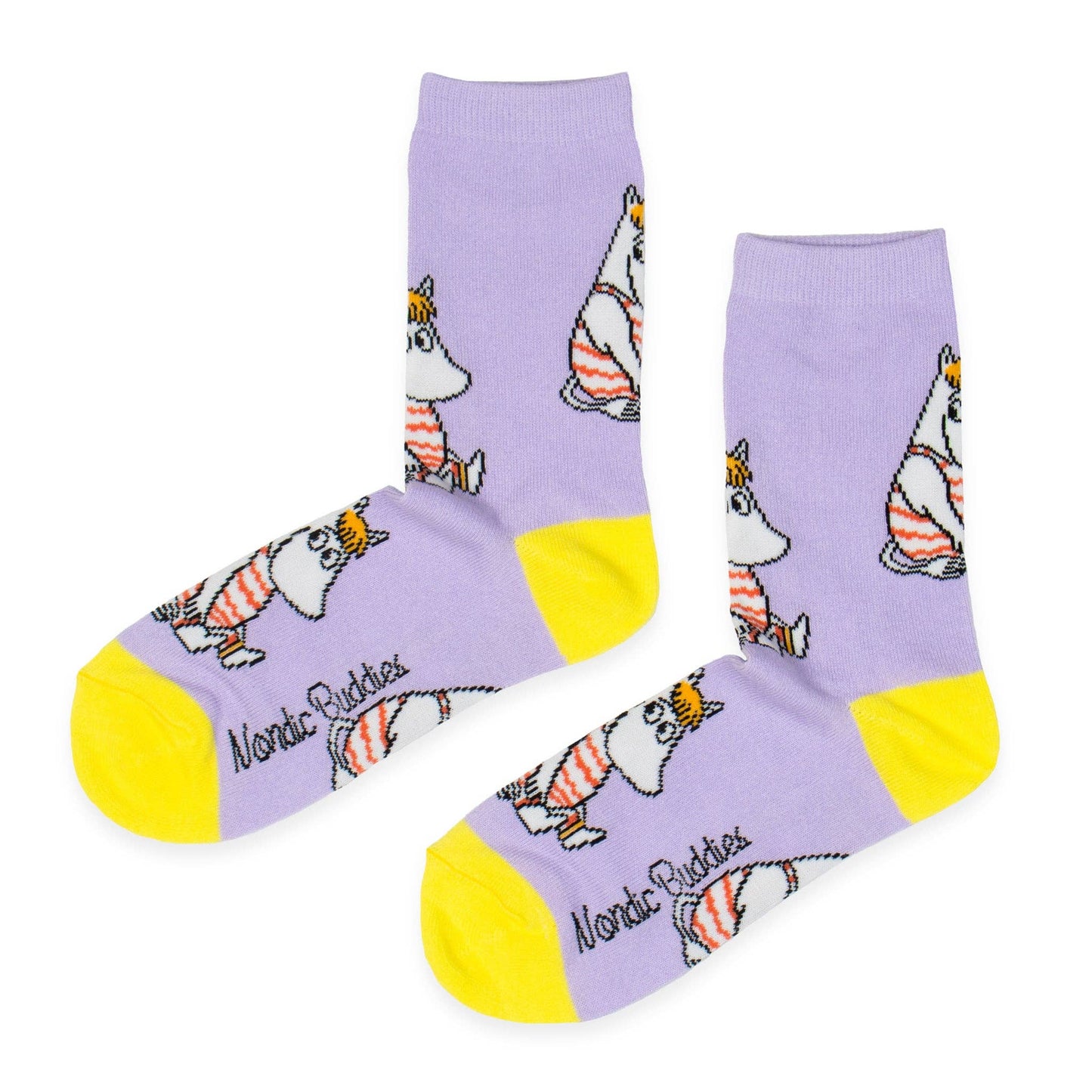 MOOMIN SOCKS (SNORKMAIDEN), WOMEN'S - LILAC/YELLOW