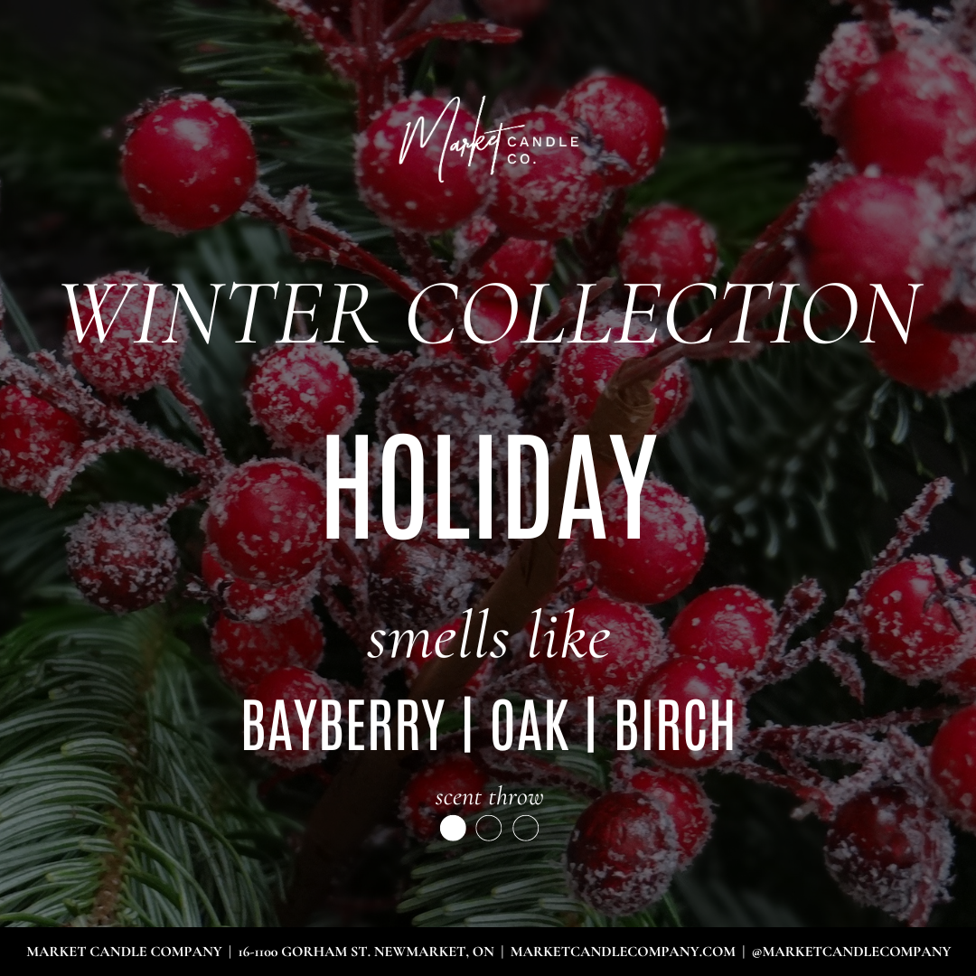 CANDLE (SOY WAX) - HOLIDAY 8oz