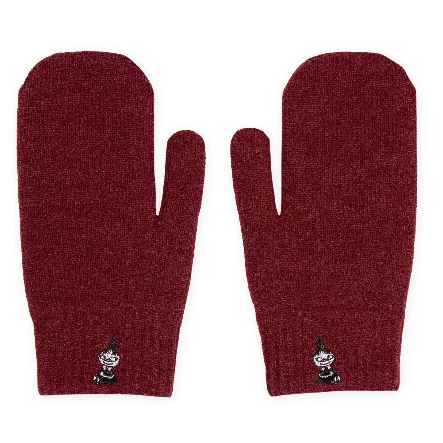 MOOMIN MITTENS - LITTLE MY, BURGUNDY