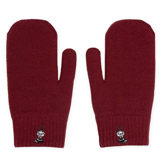MOOMIN MITTENS - LITTLE MY, BURGUNDY