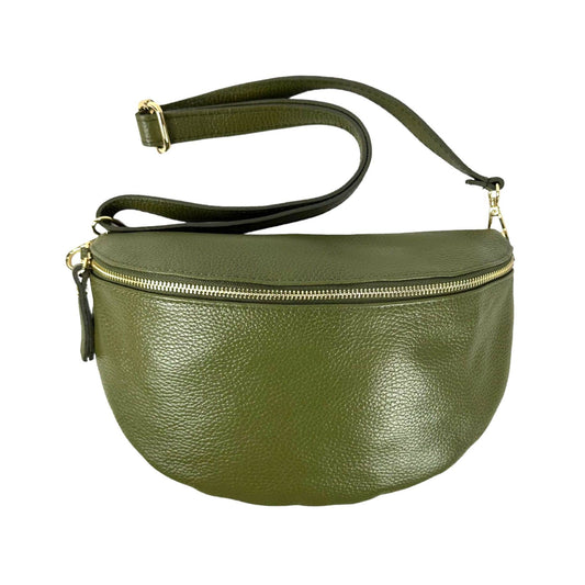 ITALIAN LEATHER - FANNY PACK, LARGE