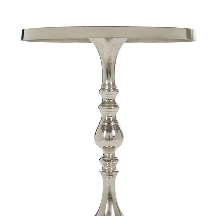 ACCENT TABLE ROWAN - RAW NICKEL FINISH