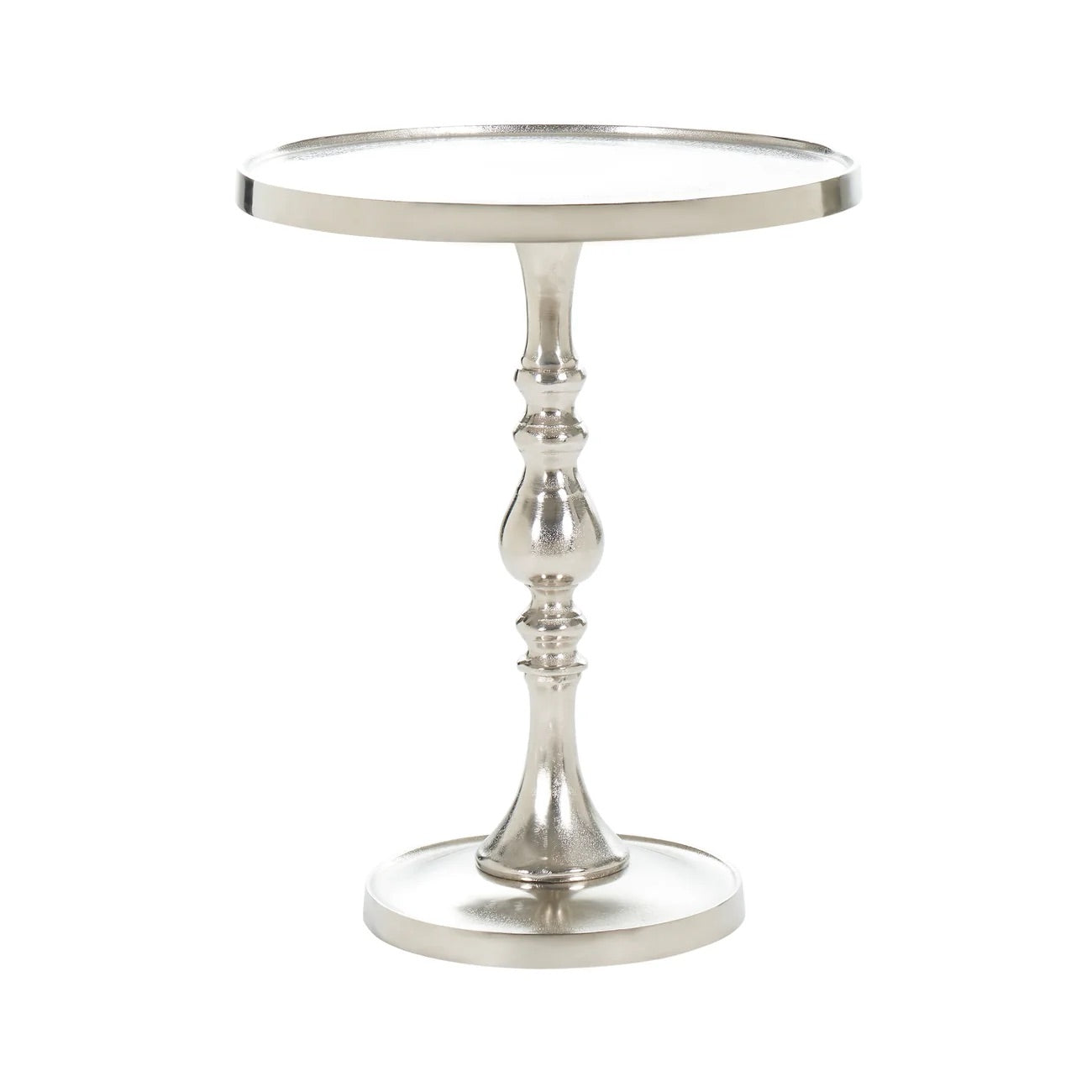 ACCENT TABLE ROWAN - RAW NICKEL FINISH