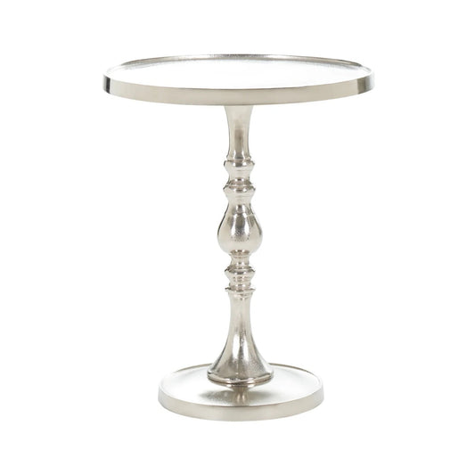 ACCENT TABLE ROWAN - RAW NICKEL FINISH