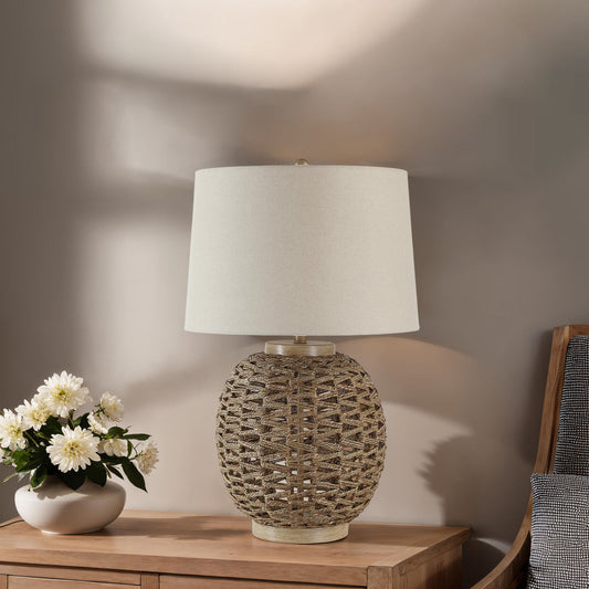 TABLE LAMP NOAH - WOVEN ROPE