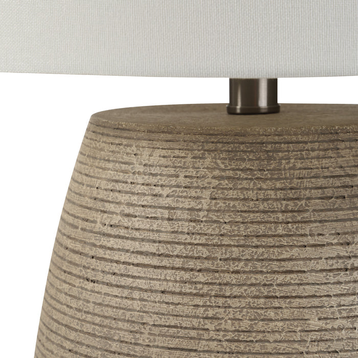 TABLE LAMP OPTIMUS - FAUX STONE