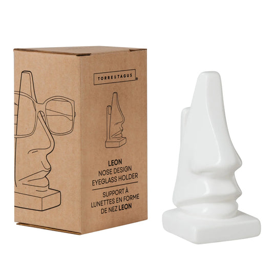 EYEGLASS HOLDER, NOSE - WHITE