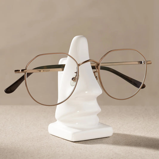 EYEGLASS HOLDER, NOSE - WHITE