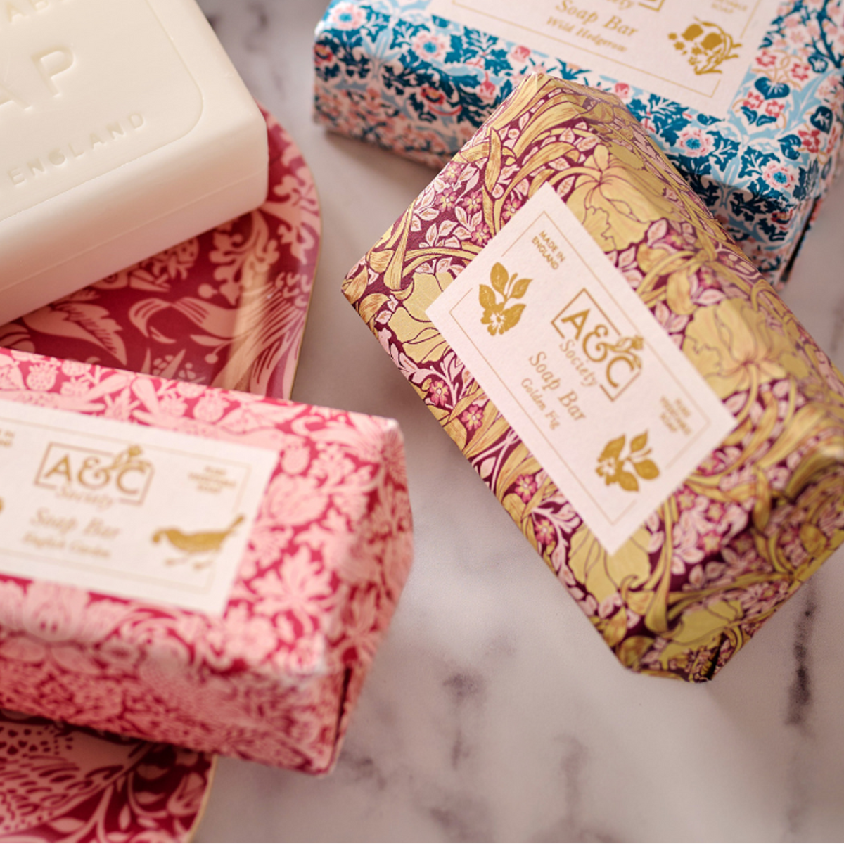 SOAP BAR, WILLIAM MORRIS - PIMPERNEL
