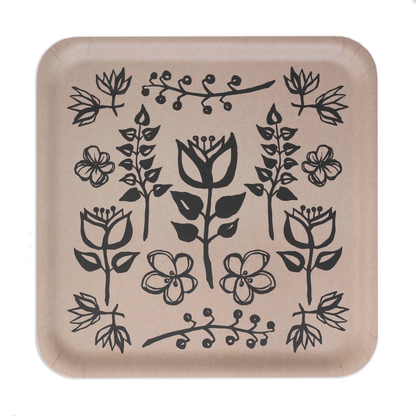 TRAY, MAGIC GARDEN - DARK