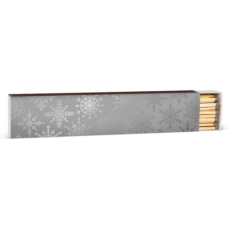 MATCHES, LONG - SILVER SNOWFLAKES