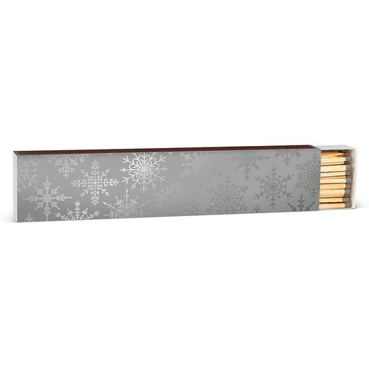 MATCHES, LONG - SILVER SNOWFLAKES