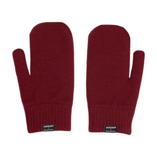 MOOMIN MITTENS - LITTLE MY, BURGUNDY