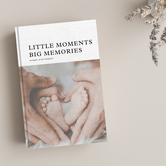 NOTEBOOK, LITTLE MOMENTS BIG MEMORIES - LINED