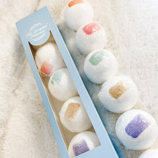 BATH BOMB, WINTER BOX - 7 PACK