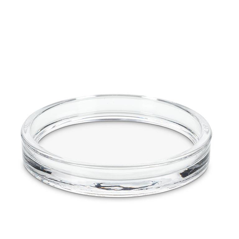 CANDLE/WINE BASE - CLEAR