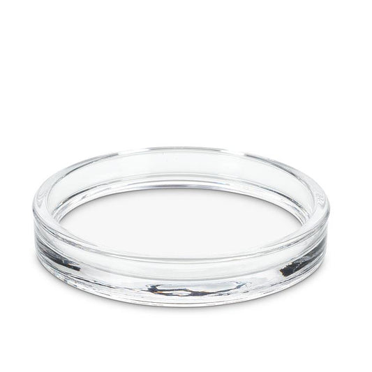 CANDLE/WINE BASE - CLEAR