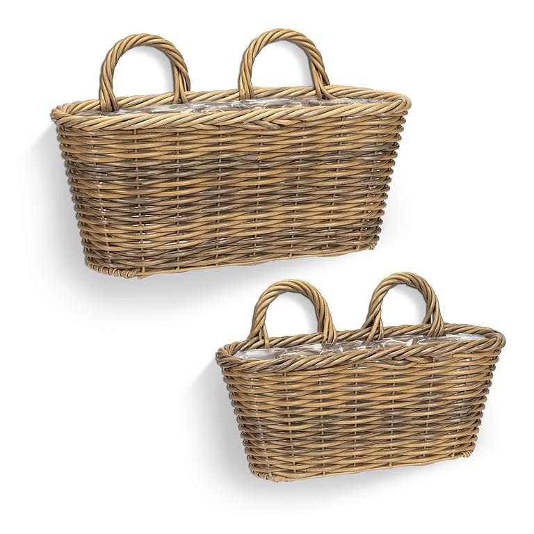 BASKET, WALLMOUNT - OVAL
