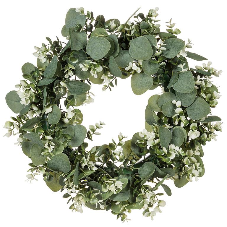 WREATH - EUCALYPTUS/BOXWOOD