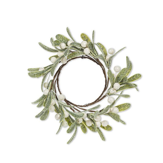 CANDLE RING - MISTLETOE