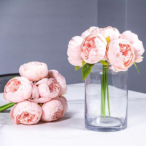 PEONY BOUQUET - PINK, 10"