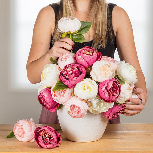 PEONY BOUQUET - ROSE, 10"