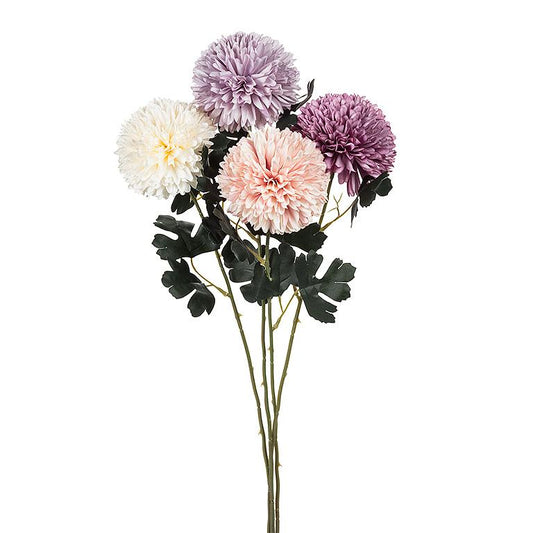 BALL FLOWER STEM - 4 COLOURS